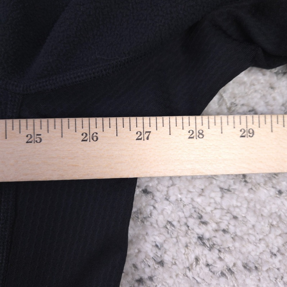 The North Face Fleece Jacket Men XXL Full Zip Mock Neck Black Reflective Sweater - Picture 9 of 10